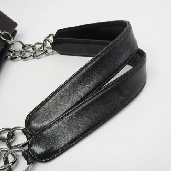 CHANEL Leather & Canvas Tote Bag Black - Picture 7 of 15